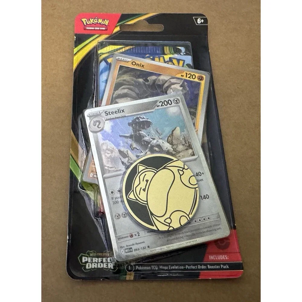 Perfect Order Checklane Blister with Onix, Steelix & Coin; New, Factory Sealed